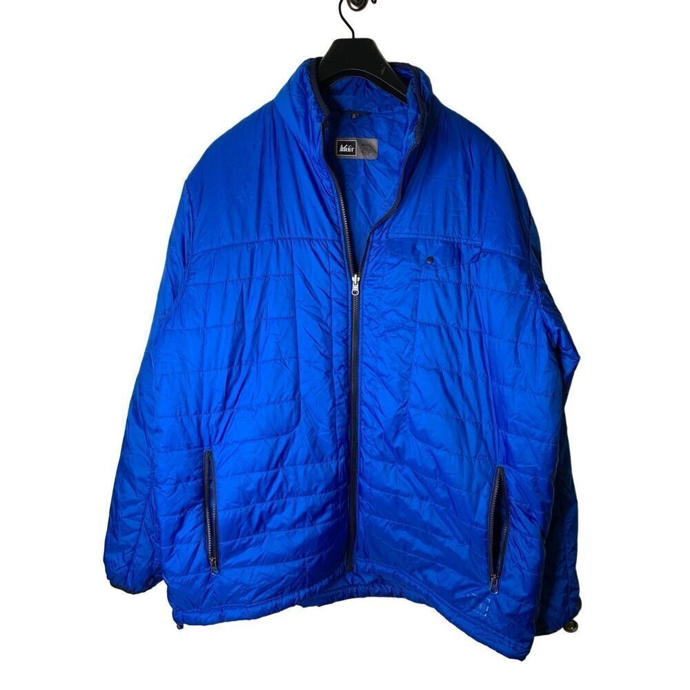 REI jacket winter coat fall blue men's size XXL
